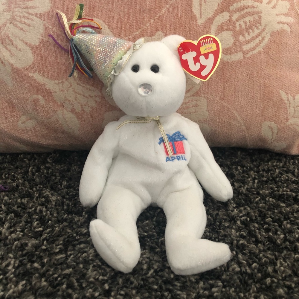 2/$15 Ty Beanie Babies - “April”